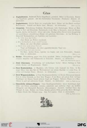Glas (Nr. 91-95c)