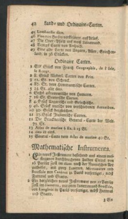 Mathematische Instrumenta