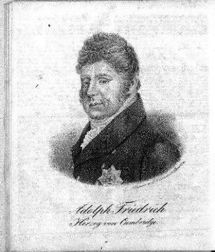 Adolph Friedrich. Herzog von Cambridge