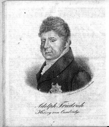 Adolph Friedrich. Herzog von Cambridge