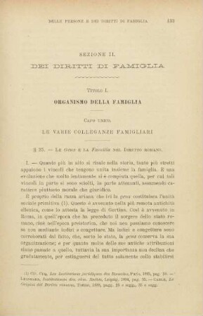 Sezione II. Dei diritti di famiglia