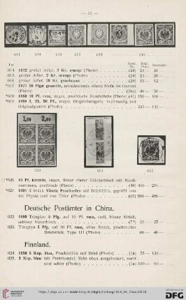 Deutsche Postämter in China (Nr. 622-623)