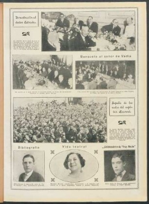 Banquete al señor de Vedia