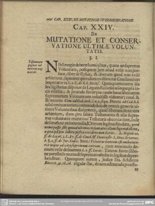 Cap. XXIV. De Mutatione Et Conservatione Ultimae Voluntatis