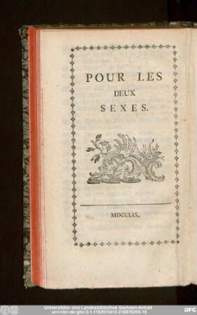 Pour les deux sexes
