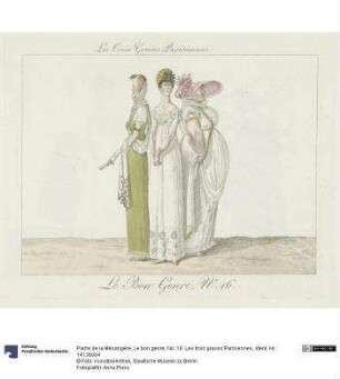 Le bon genre, No. 16: Les trois graces Parisiennes