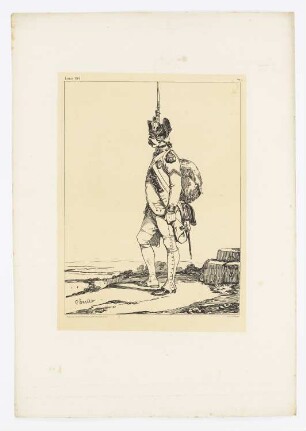 Louis XVI, Blatt 29 der Folge "Federzeichnungen"