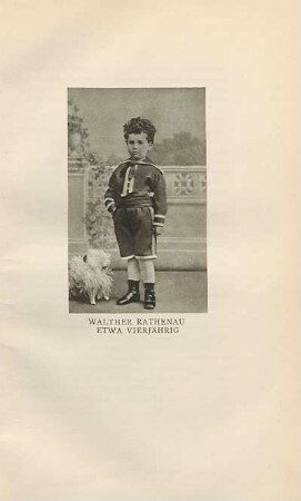 Walther Rathenau etwa vierjährig