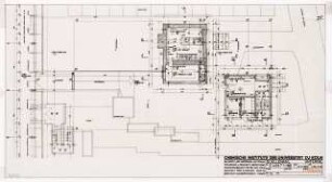 Chemische Institute der Universität Köln: Quellenanlage Grundriss UG, 1:100