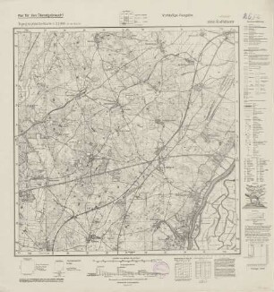 2652 (alte Nr.: 1239) Kolbitzow, Topographische Karte 1:25000 (4cm - Karte)