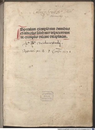 Speculum exemplorum