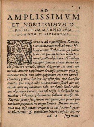Johannis Drusi ad voces Hebraicas novi testamenti commentarius : in quo praeter explicationem vocum, variae nec leves censurae ...