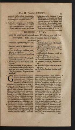 Decisio CXCVI.