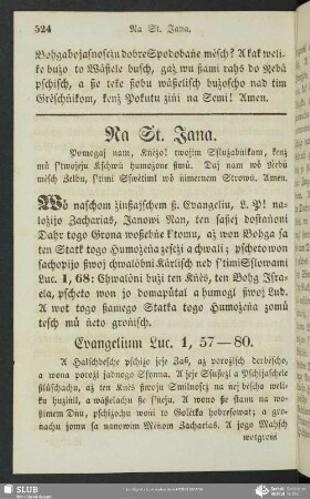 Na St. Jana