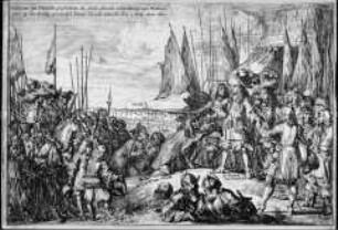 Utrecht bemagtigd. - ...d 'Heeren van Utrecht presenteren...König van Vrankryk...5 Iuly, Anno 1672