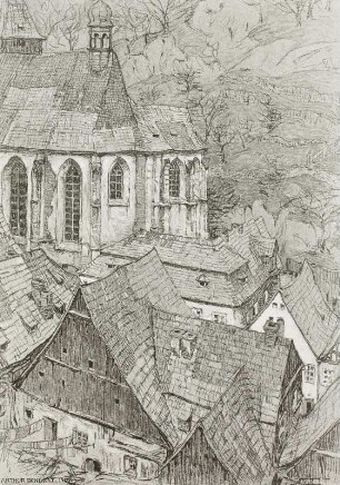 Graupen mit Kirche