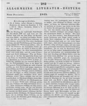 Seiters, J. C. A.: Bonifacius, der Apostel der Deutschen. Nach seinem Leben und Wirken geschildert. Mainz: Kirchheim 1845