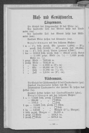 Flächenmass.