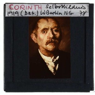 Corinth, Selbstbildnis vor Staffelei