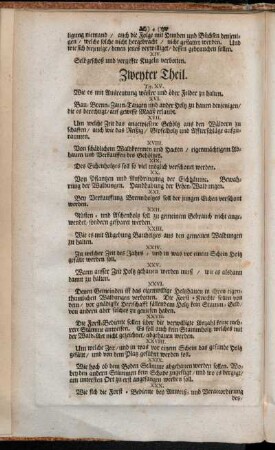 Zweyter Theil.