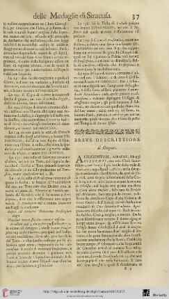 Breve descrittione di Girgenti