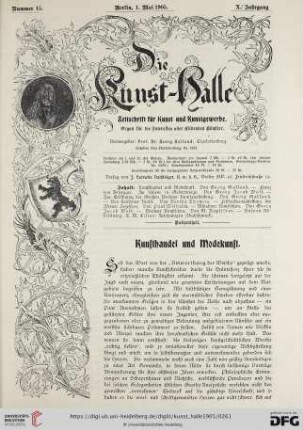 10: Kunsthandel und Modekunst