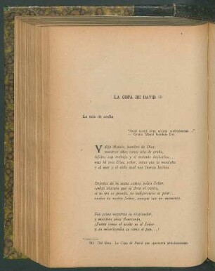 La copa de David : La tela de araña [y] Oratio pauperis [y] La hora del angel