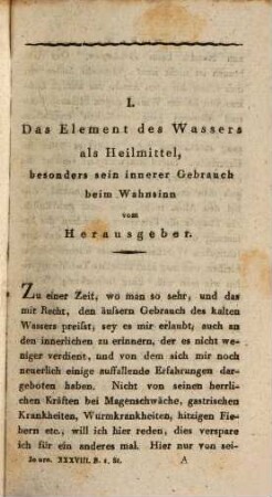 Journal der practischen Heilkunde. 38 = Bd. 31. 1814