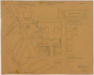 Fischer, Theodor; Kassel; Museum (jetzt: Hessisches Landesmuseum) - Lageplan