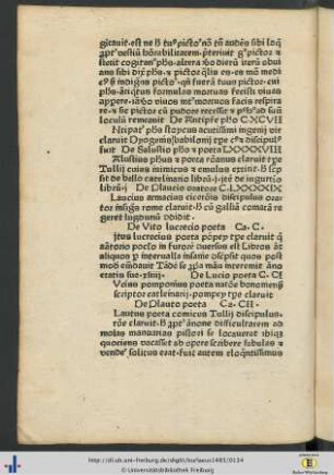 De Plaucio oratore
