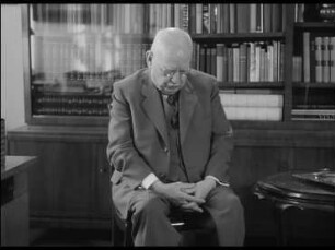 Hans Luther spricht über sein politisches Wirken in der Weimarer Republik, Düsseldorf 1958