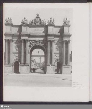 Triumphtor erbaut 1770 von Unger