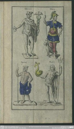 Mercur, Mars, Ianus, Neptun