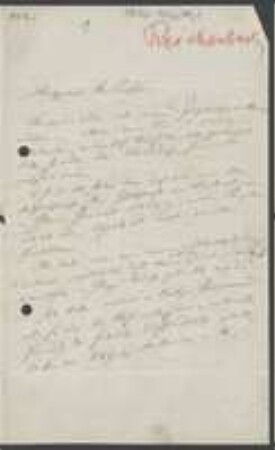 Brief von Heinrich Gustav Reichenbach an August Emanuel Fürnrohr