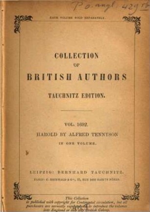 The poetical works of Alfred Tennyson, 9