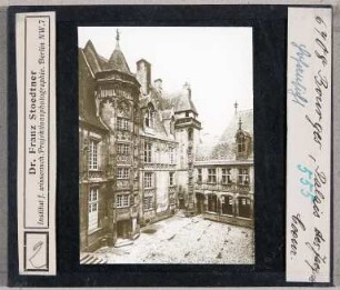 Bourges: Palais de Jacques Coeur, Hofansicht (Stoedtner-Nr. 6708)