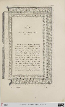 2. Pér. 6.1872: Éros, [1] : étude sur la symbolique du désir