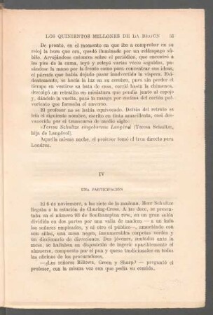 IV - Una participación