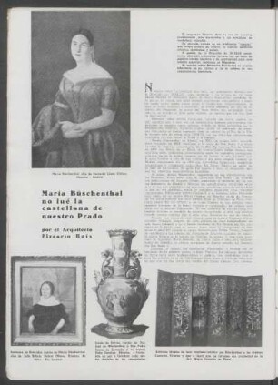 María Büschenthal no fue la castellana de nuestro Prado