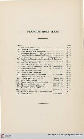 Planches hors texte