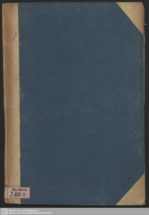 Medicinische Gutachten über deutsche Bäder - Mscr.Dresd.J.106.a
