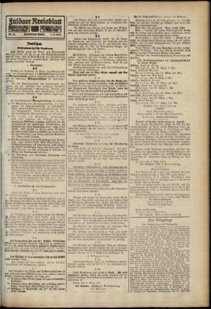 Zweite Ausgabe vom Dienstag, den 09. März 1915.