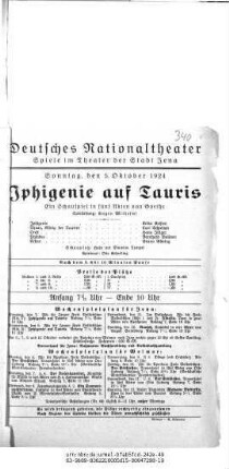 Iphigenie auf Tauris