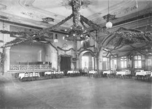 Cossebaude. Bergrestaurant. Ballsaal