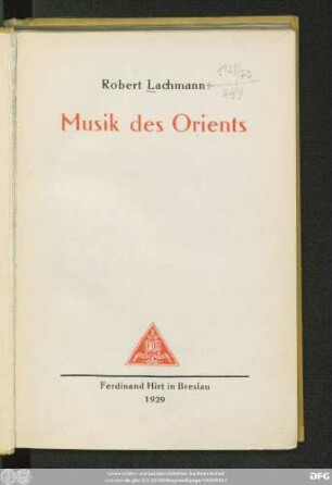 Musik des Orients