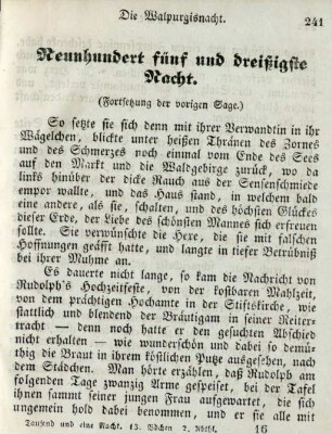 Neunhundert fünf und dreißigste Nacht