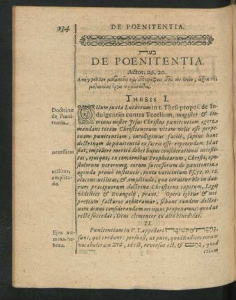 De Poenitentia.