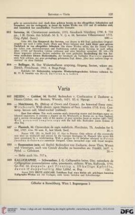 Varia (Nr.885-896)
