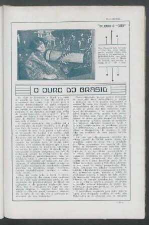 O ouro do Brasil