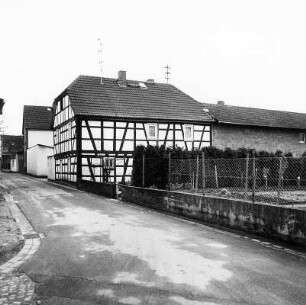 Fachwerkwohnhaus; Babenhausen, Mühlstraße 4